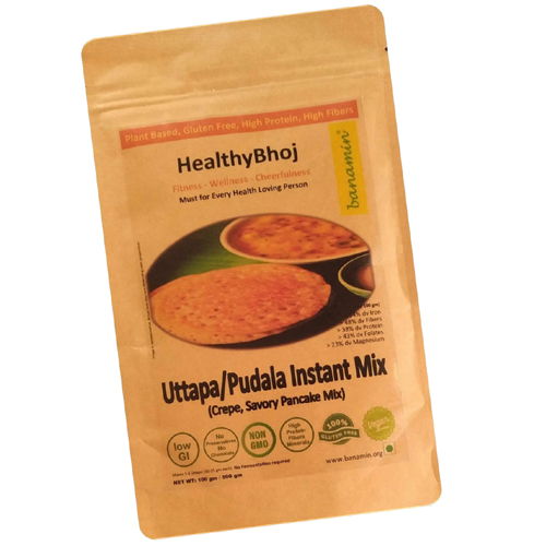 Uttapa/Pudala Instant Mix ( Crepe, Savory Pancake Mix) from RGN FOODS PVT LTD