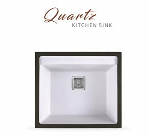 Trinity White Dual Green Kitchen Sink from Eldorado Stone✅
