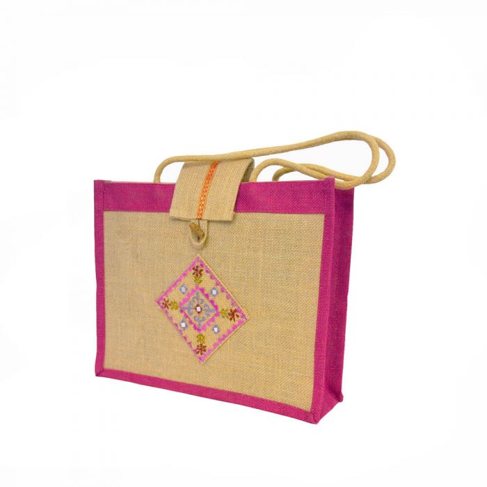 Jute Fancy Shopping Bag from SHOBUZ  BANGLA JUTEX 