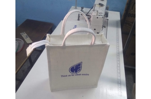 JUTE CORPORATE GIFT BAG WITH ZIP from YRS Enterprises