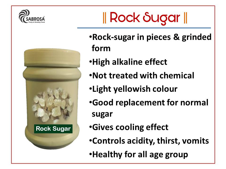 Sabrosa Rock Sugar from Ayulink