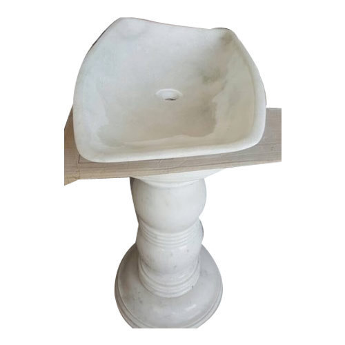 White Marble Wash Basin from Aaliya stones 