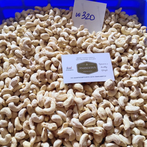 Top Quality W320 Cashew Nut from Anandhiya International Marketing Private Limited