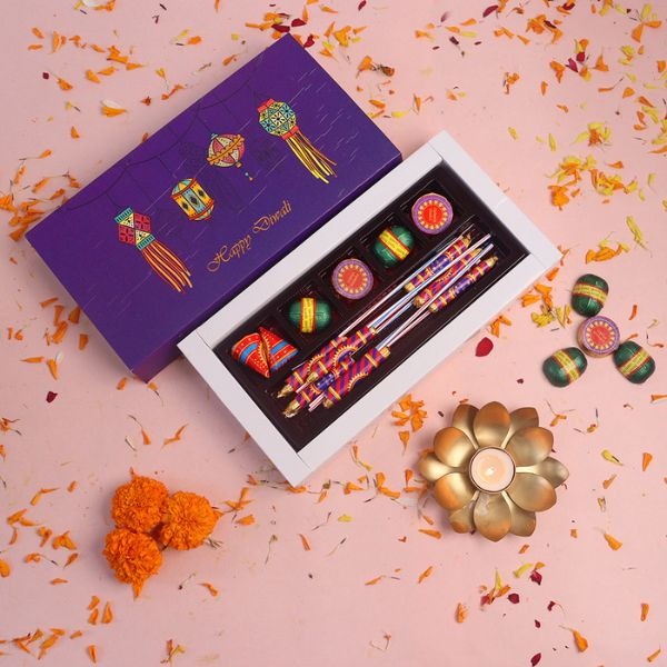 DIBHA-RUCHOKS Diwali Premium Cracker Chocolates Box Pack 122 Gm P7 from Mohammed jalil & sons Diwali crackers