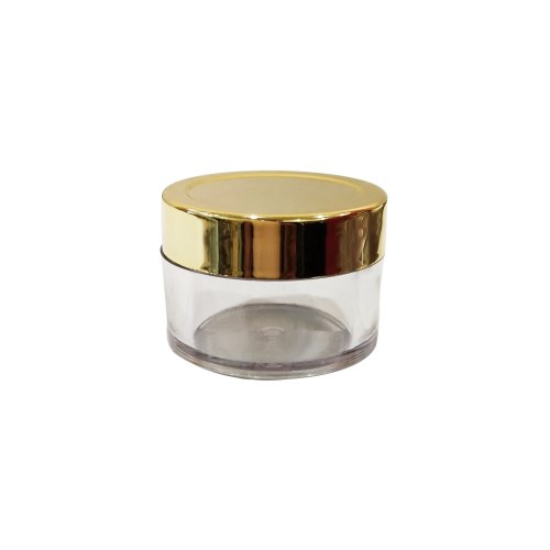 Round Shape Cosmetic Acrylic Jar For Cream, Foundation, Lip Balm, Body Butter from Zenvista Meditech Pvt. Ltd.