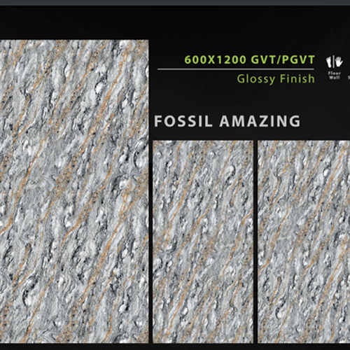 Glossy Finish Fossil Amazing Vitrified Tiles from Lenora vitrified