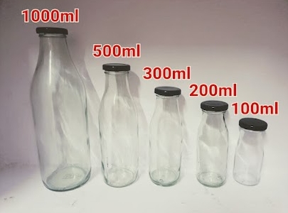 Milk  glass bottle  from DP groups