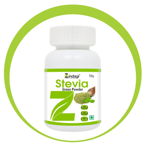 STEVIA GREEN POWDER 50g from Jhanil Health Care Pvt Ltd