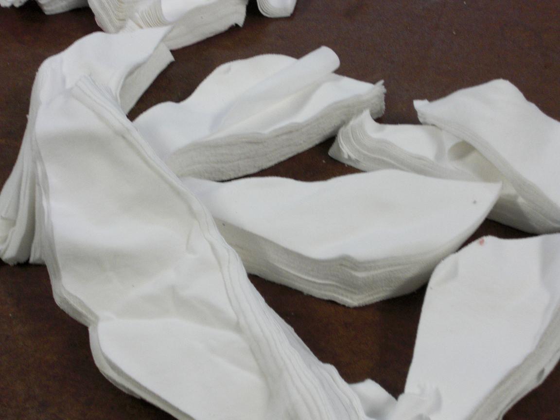 White Cotton Hosiery Cutting Waste from KAVIRAJ EXPORTS