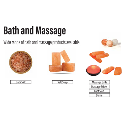 Bath and Massage Salt - Wide Range of Bath and Massage Products Available from Gunnu Enterprises