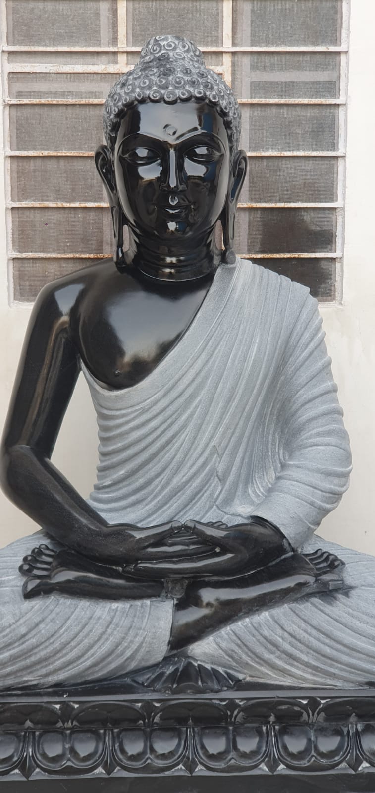 Buddha Statue in black marble  from AMBER ART EXPORT
