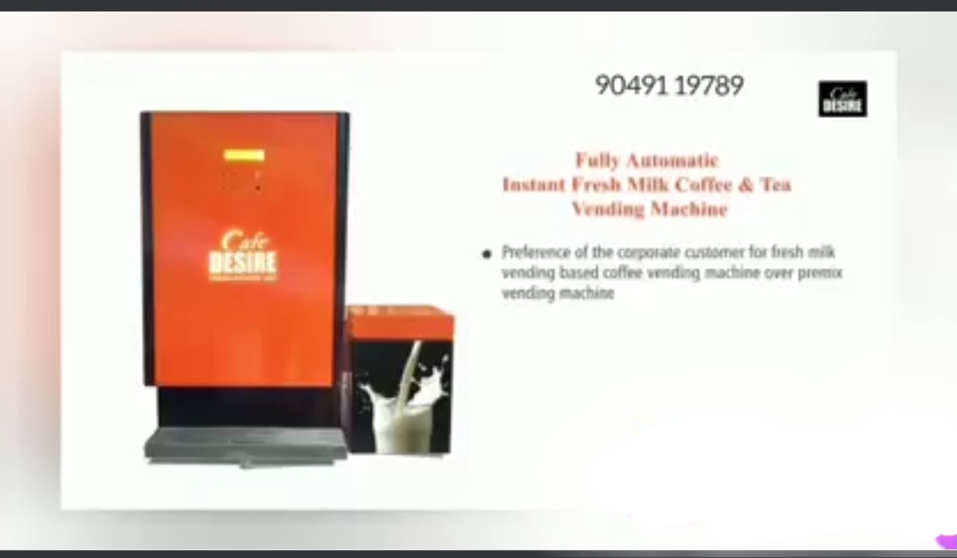 Fully Automatic Milk operated Coffee Tea Machine  from Laxmi Cafe Desire