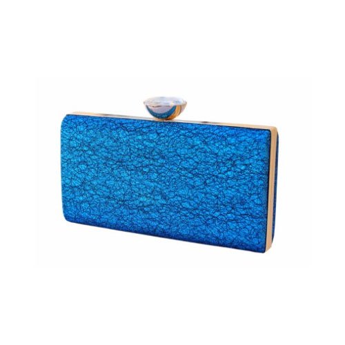 Azzra Blue Box Clutch