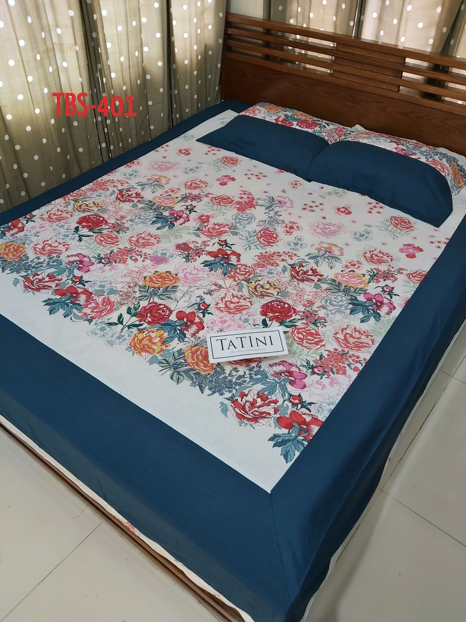 100% COTTON BED SHEET WITH PIKKOW COVER from WF TRADE CORPORATION