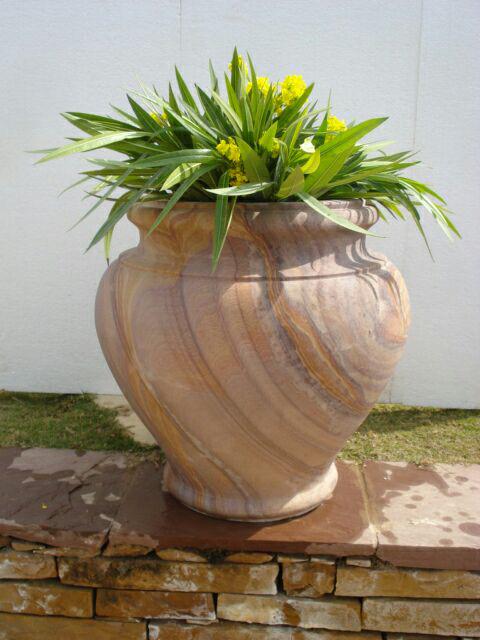 Flower Pot in Sandstone  from AMBER ART EXPORT