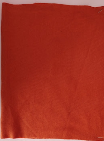 Orange Polyester Fabric from Asha Knitt Fabric