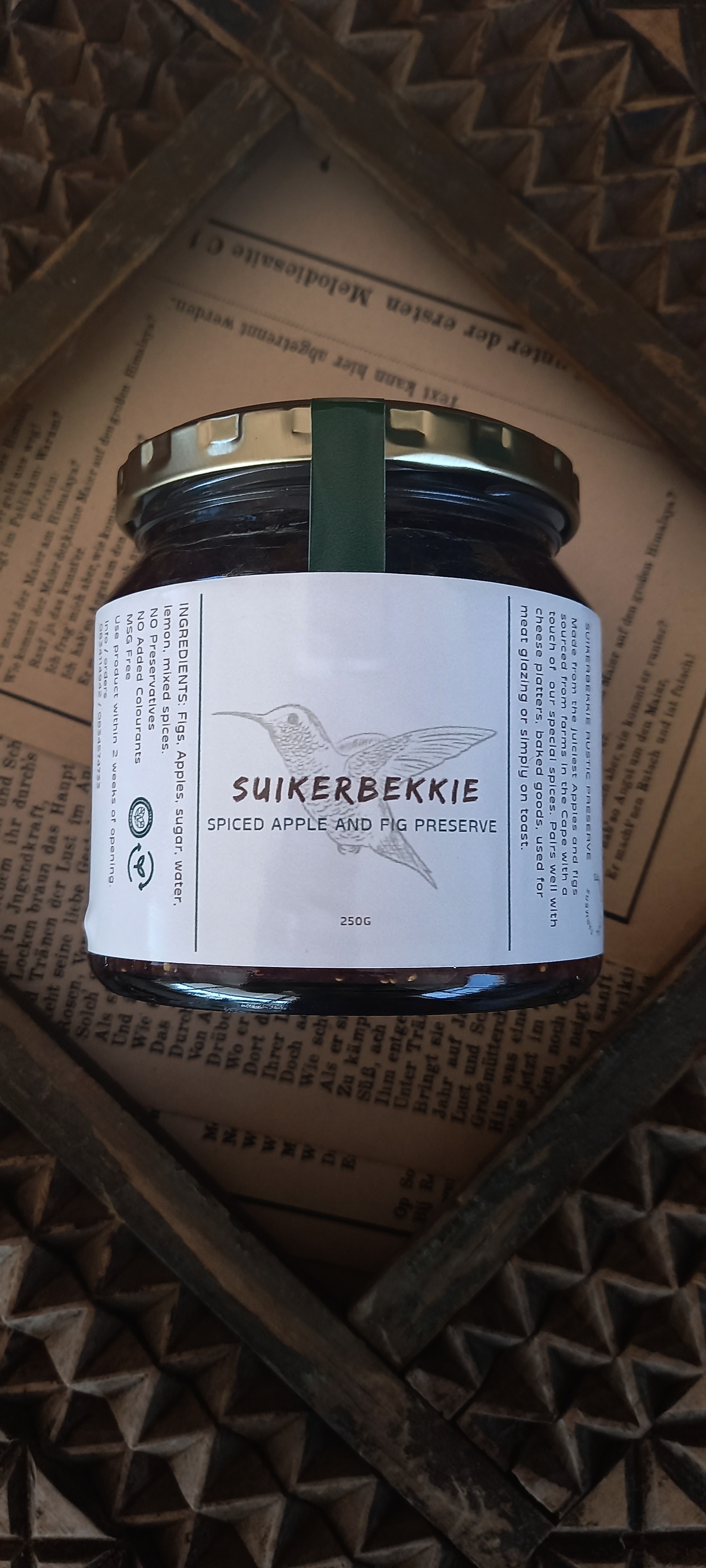 Suikerbekkie Preserves from HoneyComb Direct (Pty) Ltd t/a Suikerbekkie Preserves