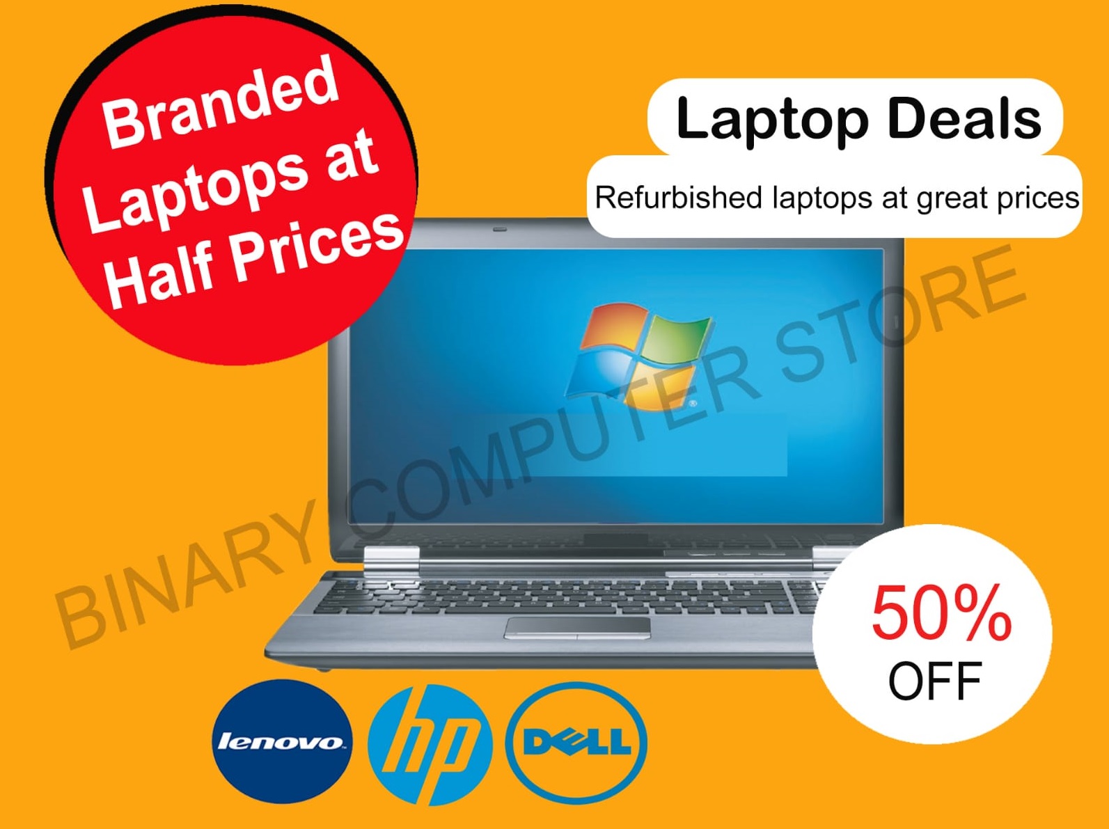 Refurbished Branded Laptops at Half Prices in ORAI from BINARY COMPUTER STORE