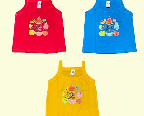 Fresh & Up Print Girls Camisole Combo Pack from Zoo Kids Wear