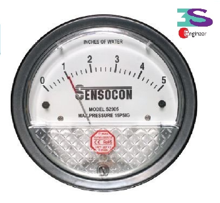 Sensocon Differential Pressure Gauge from 3 Star Engineers