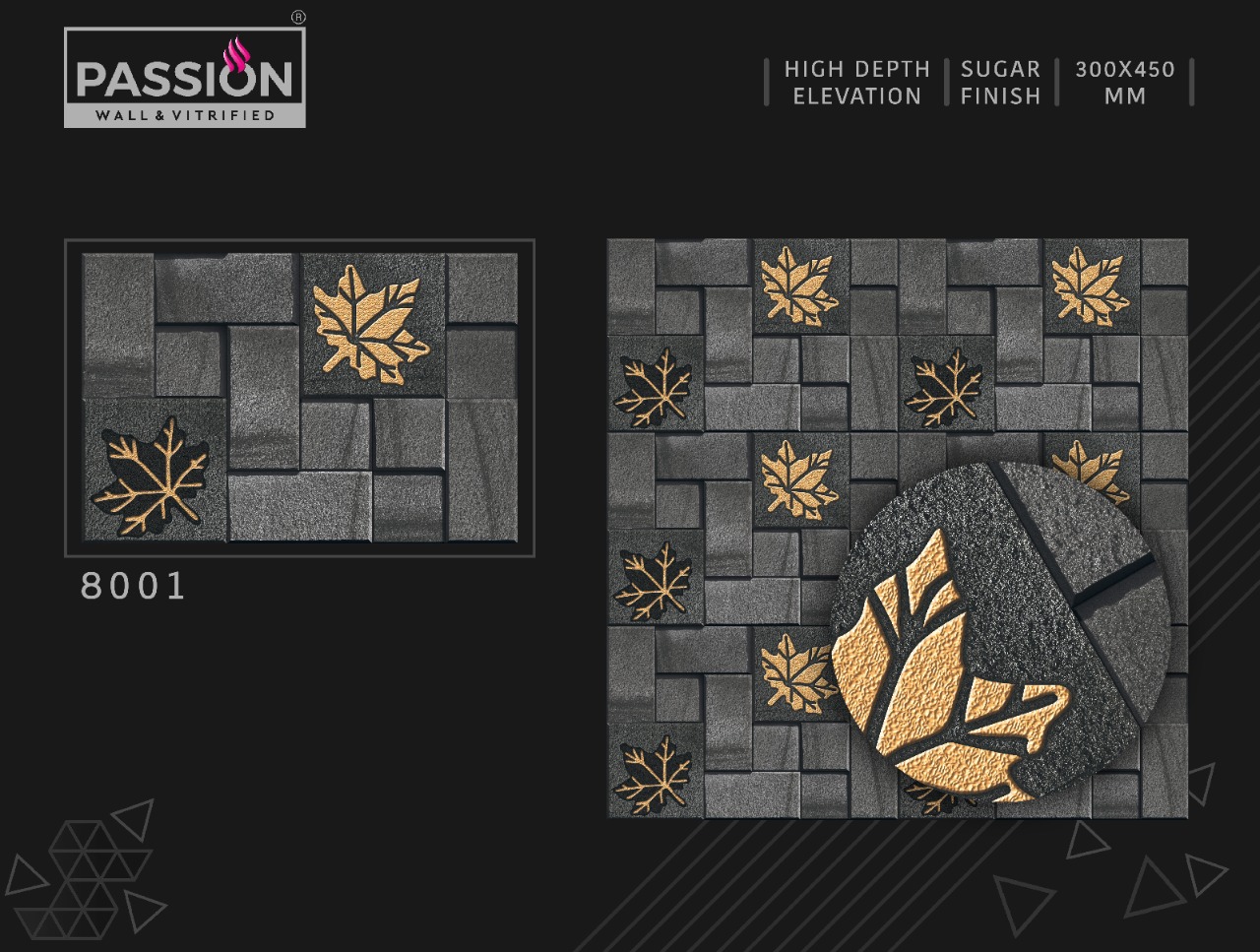8001 High Depth Elevation Tiles from Passion Vitrified