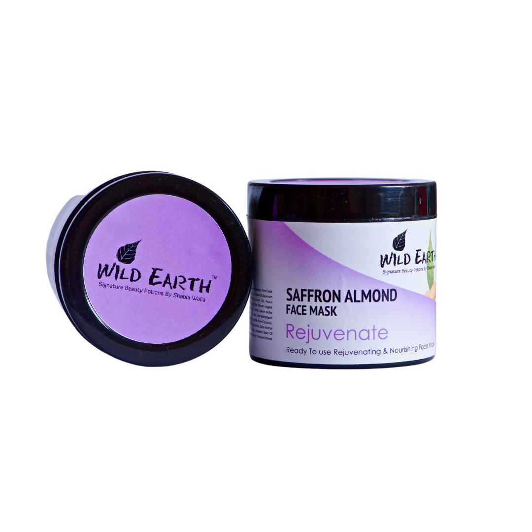 Wild Earth Rejuvenating Almond Saffron Face Mask (50gm) from PRN LIFESTYLES PVT LTD