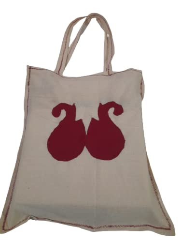 Ipsha Handicraft plain cotton bag from Ipsha Handicraft Store