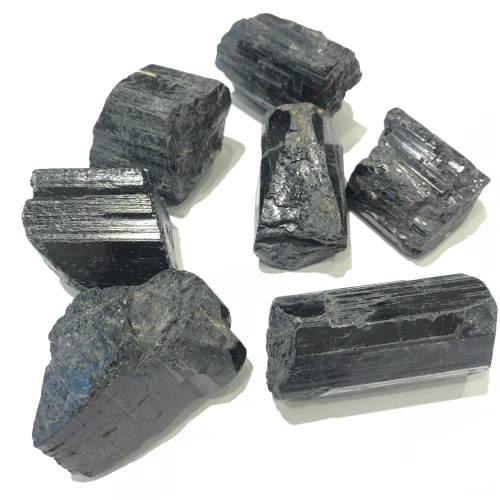 Black Tourmaline Rough Stone Gemstone from H S R ENTERPRISES