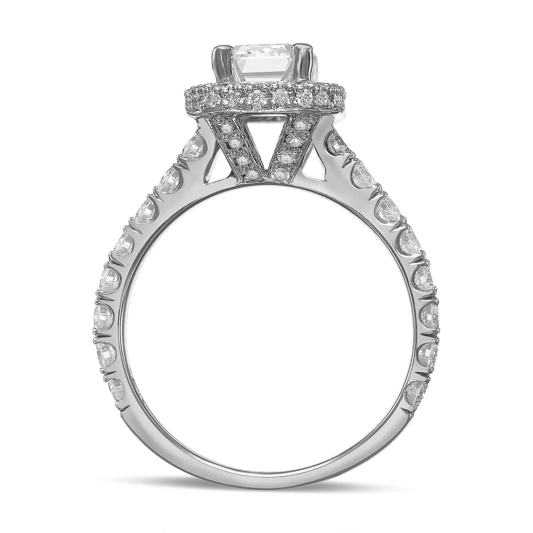 ANNABELLE EMERALD ENGAGEMENT RING