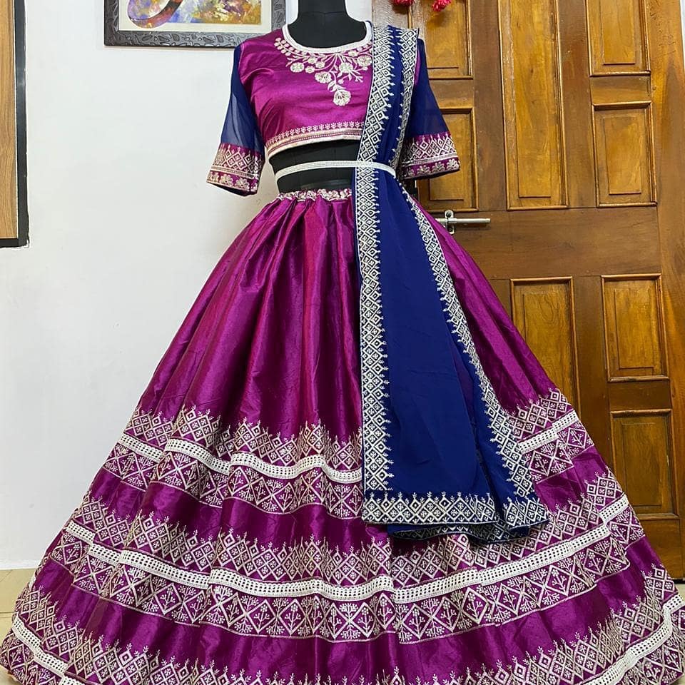 New Designer Lehenga Choli from Sri Satya Collection 